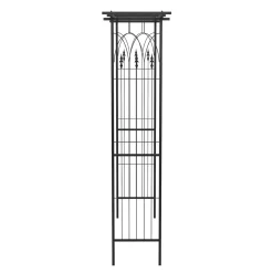 Rosenbogen Pergola 200 x 204 cm schwarz