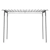 Rosenbogen Pergola 320 x 215 cm schwarz