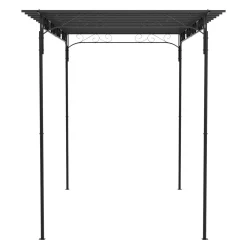 Rosenbogen Pergola 320 x 215 cm schwarz