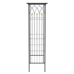 Rosenbogen Pergola 181 x 233 cm schwarz