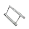 Rudergriff Stahl 18 cm silber
