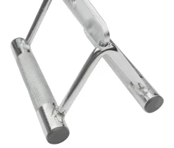 Rudergriff Stahl 18 cm silber