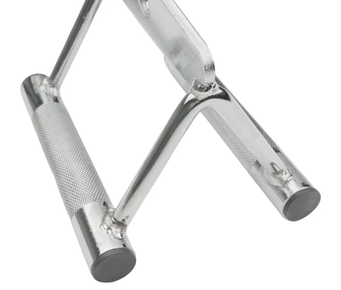 Rudergriff Stahl 18 cm silber