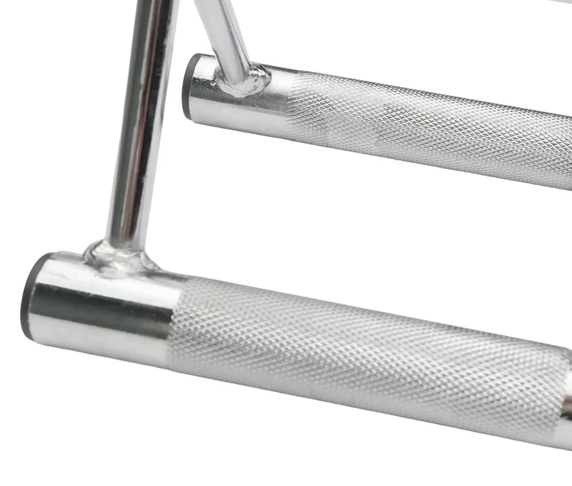 Rudergriff Stahl 18 cm silber