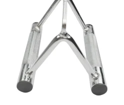 Rudergriff Stahl 18 cm silber