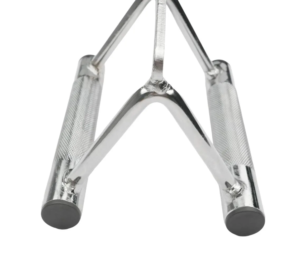 Rudergriff Stahl 18 cm silber