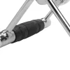 Rudergriff Stahl 18 cm silber/schwarz