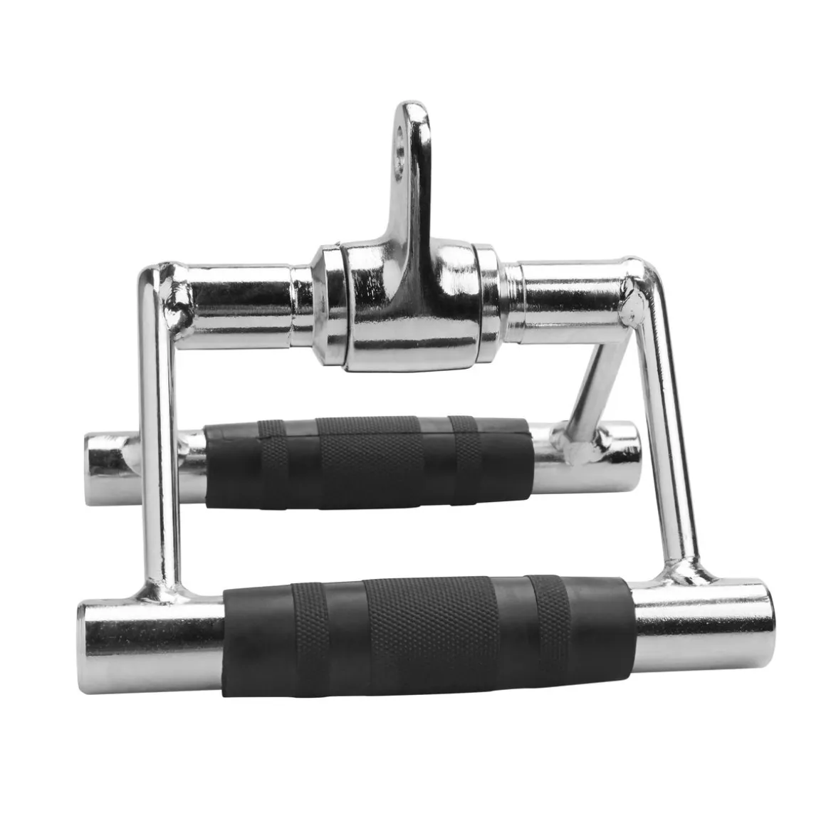 Rudergriff Stahl 18 cm silber/schwarz