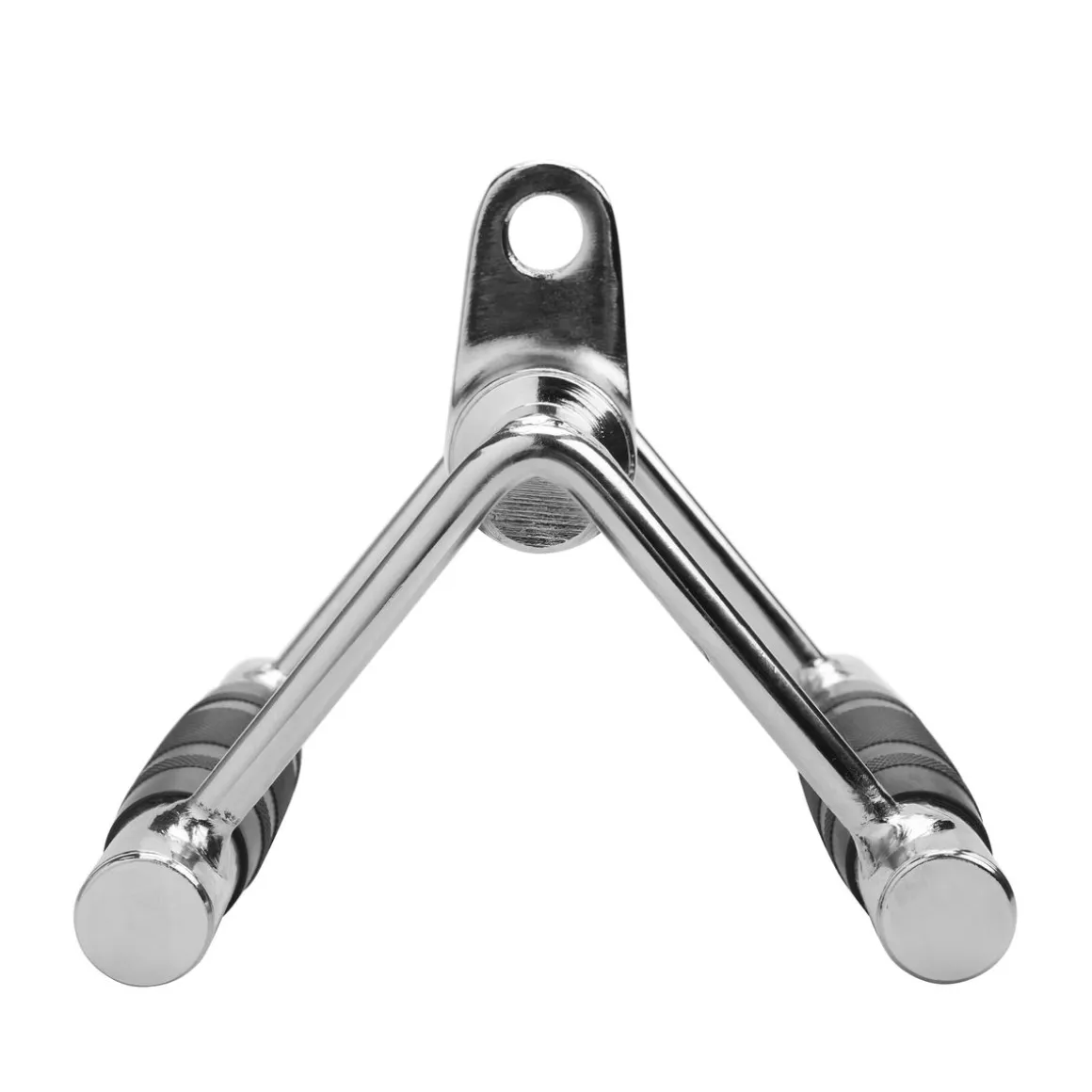 Rudergriff Stahl 18 cm silber/schwarz