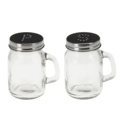 Salz- und Pfefferstreuer aus Glas 2er Set