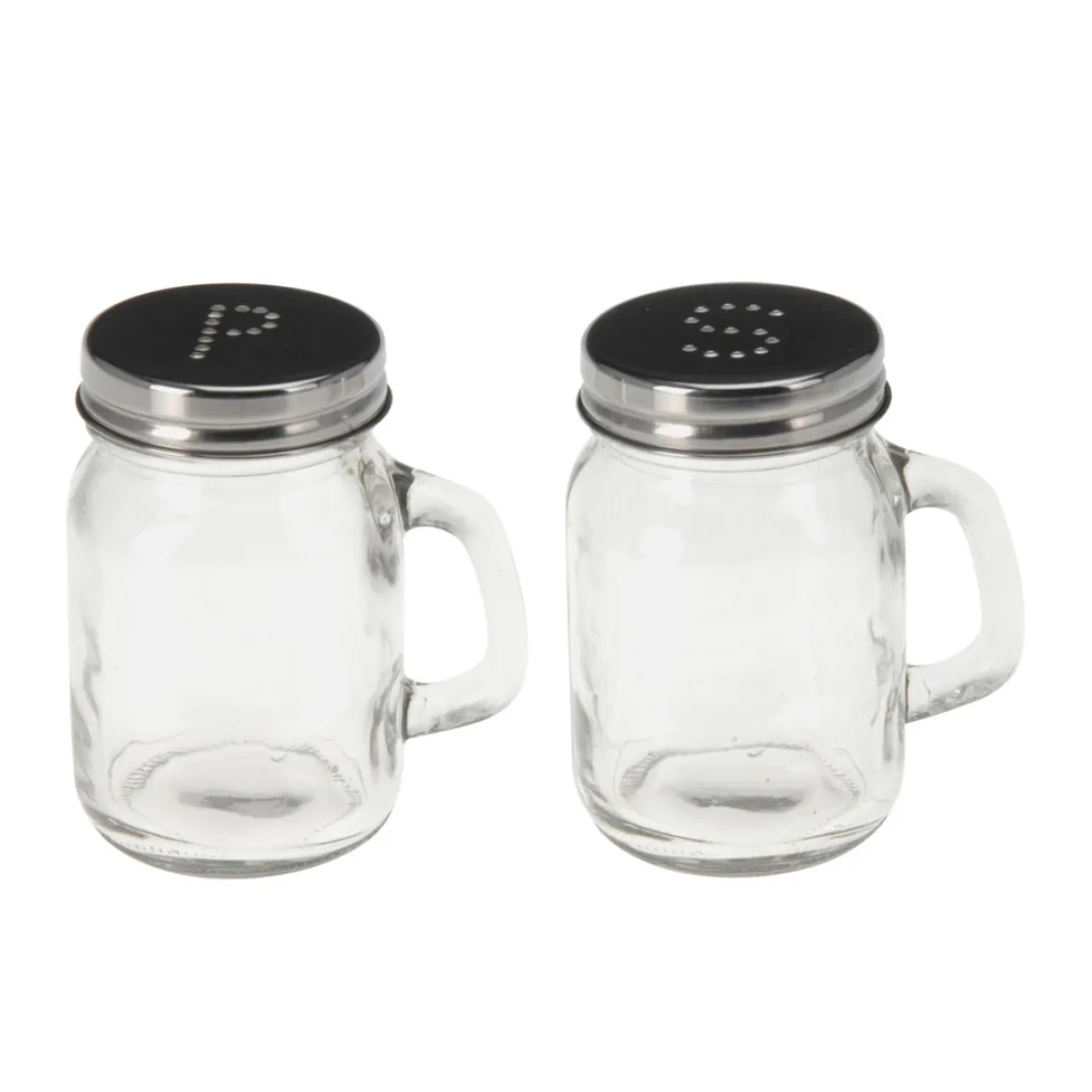 Salz- und Pfefferstreuer aus Glas 2er Set