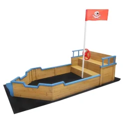 Sandkasten Piratenschiff 195 x 94 cm