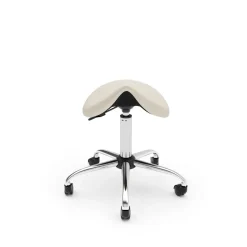Sattelhocker Drehstuhl beige
