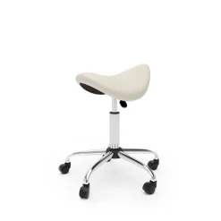 Sattelhocker Drehstuhl beige