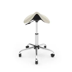 Sattelhocker Drehstuhl beige