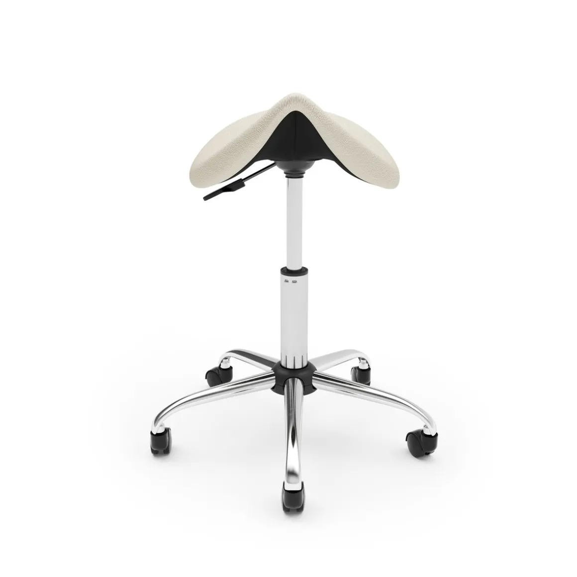 Sattelhocker Drehstuhl beige