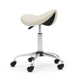Sattelhocker Drehstuhl beige