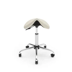 Sattelhocker Drehstuhl beige