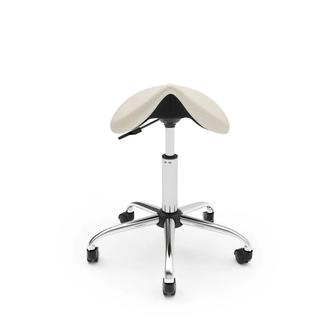 Sattelhocker Drehstuhl beige