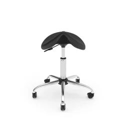 Sattelhocker Drehstuhl schwarz