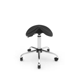 Sattelhocker Drehstuhl schwarz