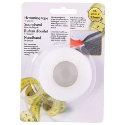 Saumband 20 m x 22 mm weiss