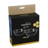 Schale Eisen 2er Set 15 cm schwarz