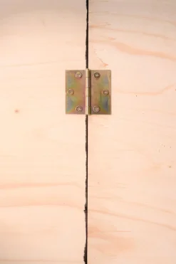 Scharnier 8.2 x 8.2 cm 2er Set gold