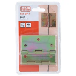 Scharnier 8.2 x 8.2 cm 2er Set gold