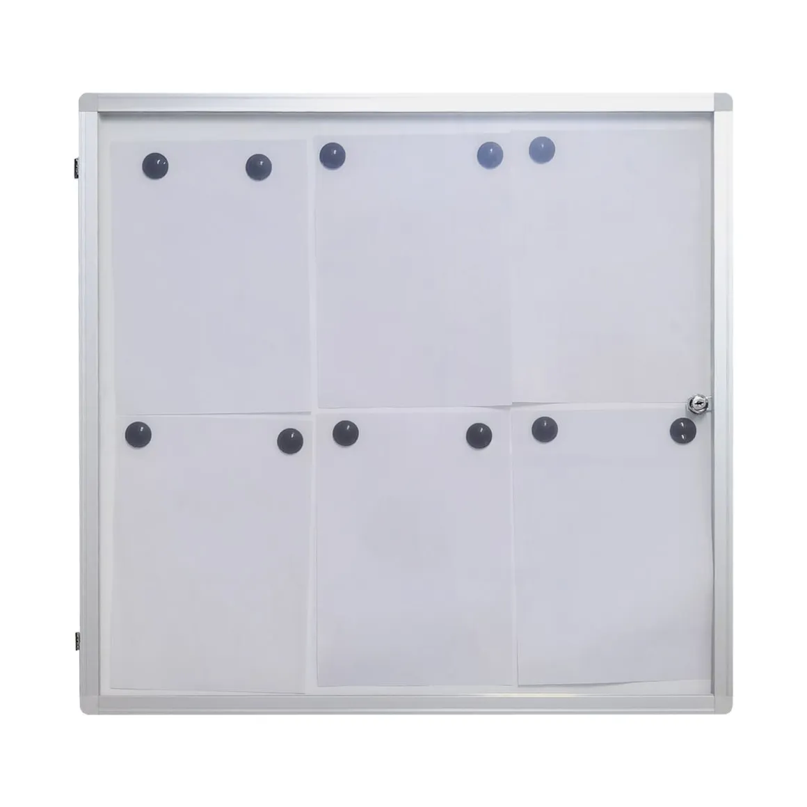 Schaukasten 6 x A4 inkl. 12 Magnete