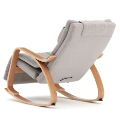 Schaukelstuhl JADEN mit Massagefunktion beige/natur
