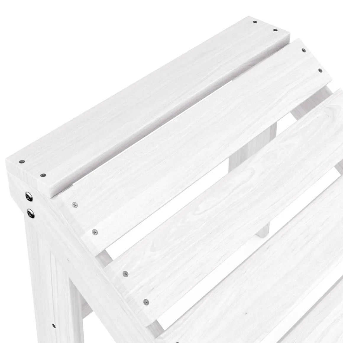 Schemel Holz ADIRONDACK weiss