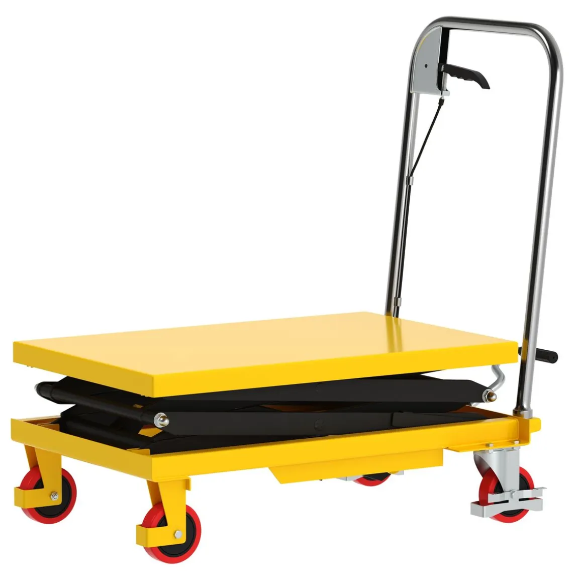 Scherenhubtisch 150 kg Hubhöhe 30-126 cm