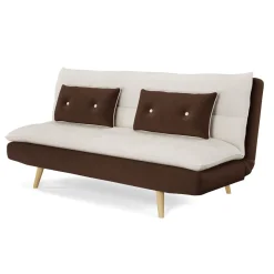 Schlafsofa ANDRI braun/beige