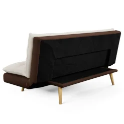 Schlafsofa ANDRI braun/beige