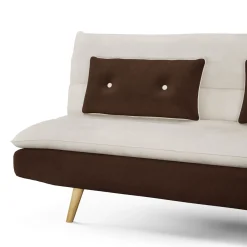 Schlafsofa ANDRI braun/beige