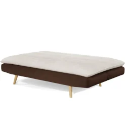 Schlafsofa ANDRI braun/beige