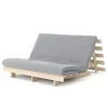 Schlafsofa aus Paletten NURIA natur/anthrazit