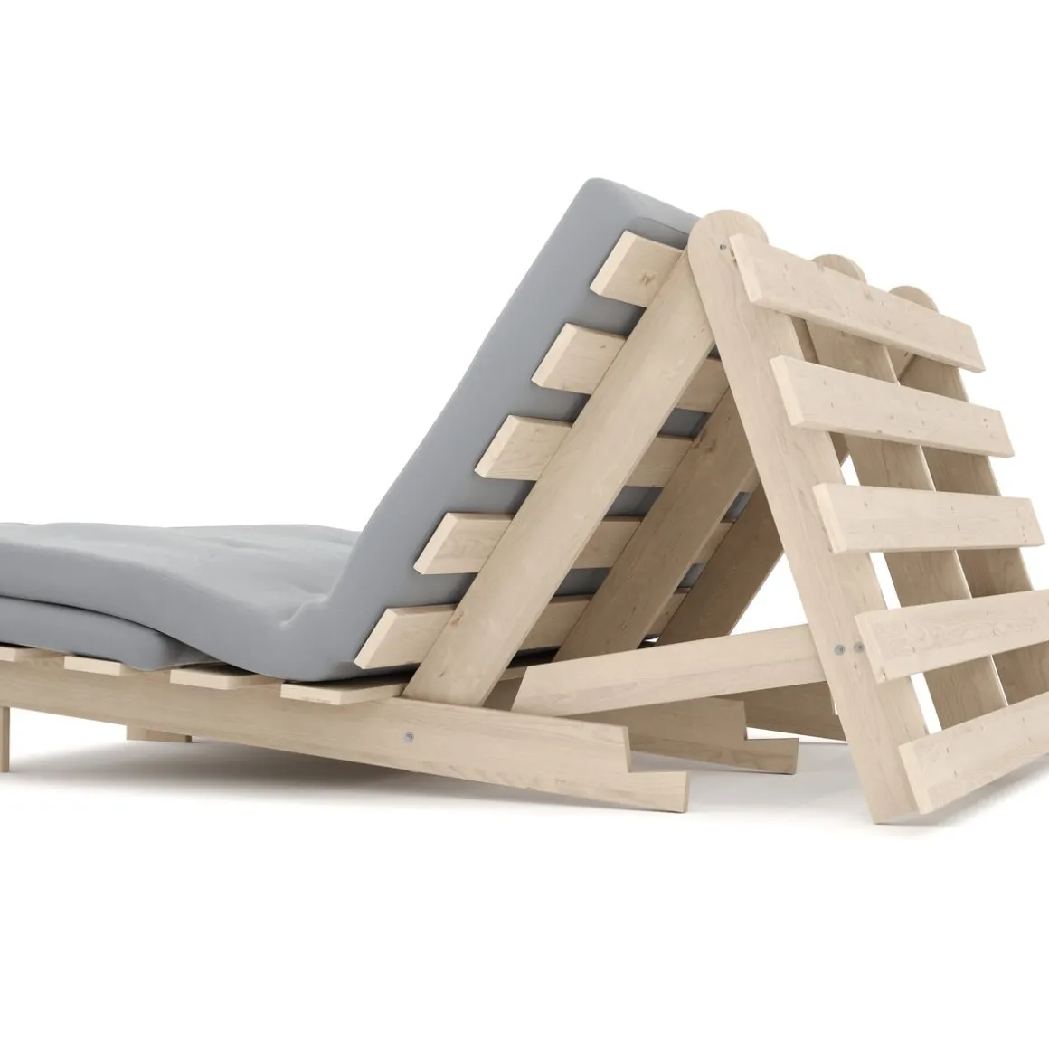 Schlafsofa aus Paletten NURIA natur/anthrazit