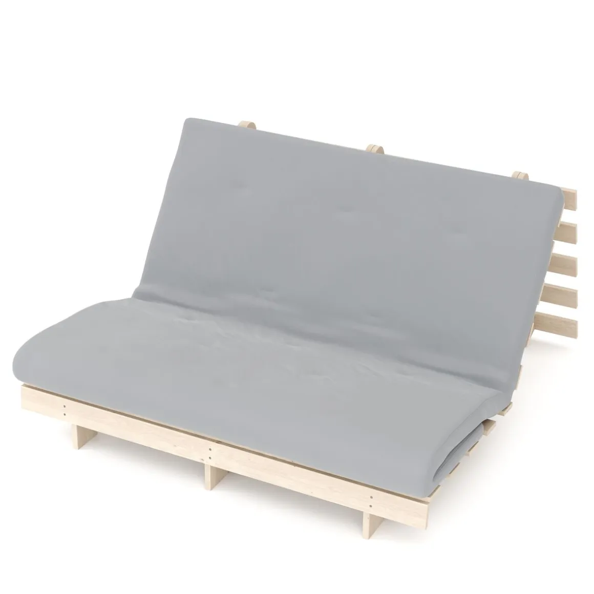 Schlafsofa aus Paletten NURIA natur/anthrazit