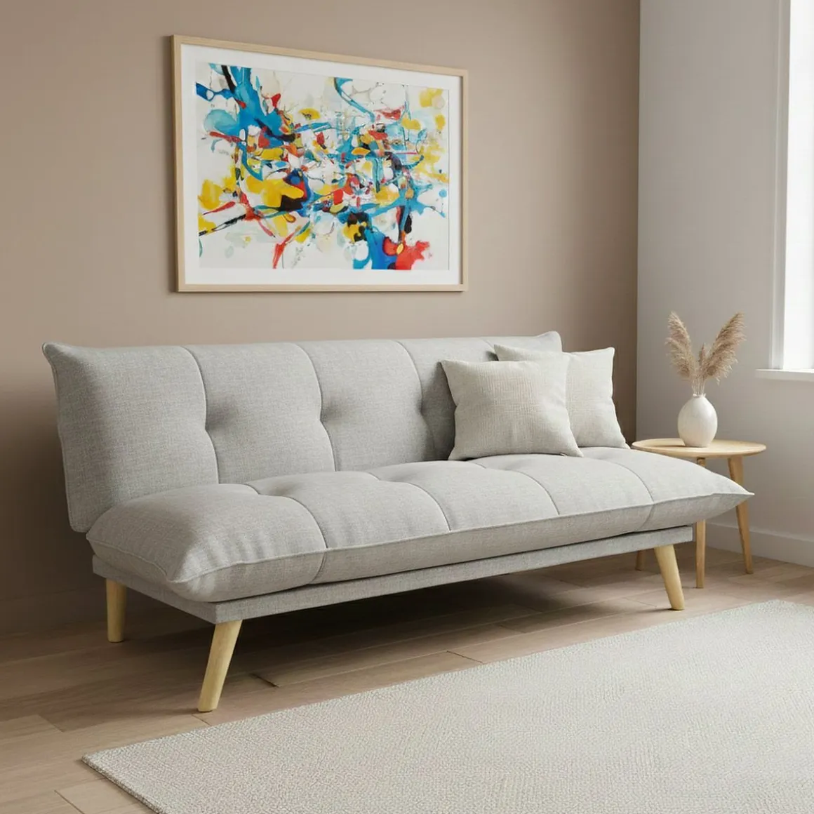Schlafsofa AYLA grau