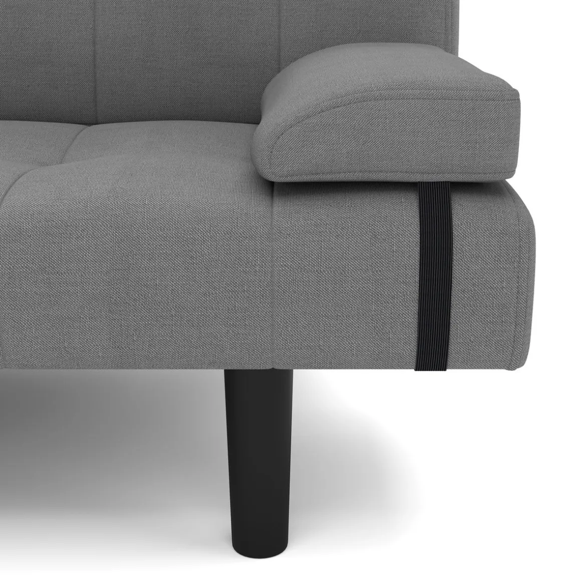 Schlafsofa Leinen LINUS multifunktional grau