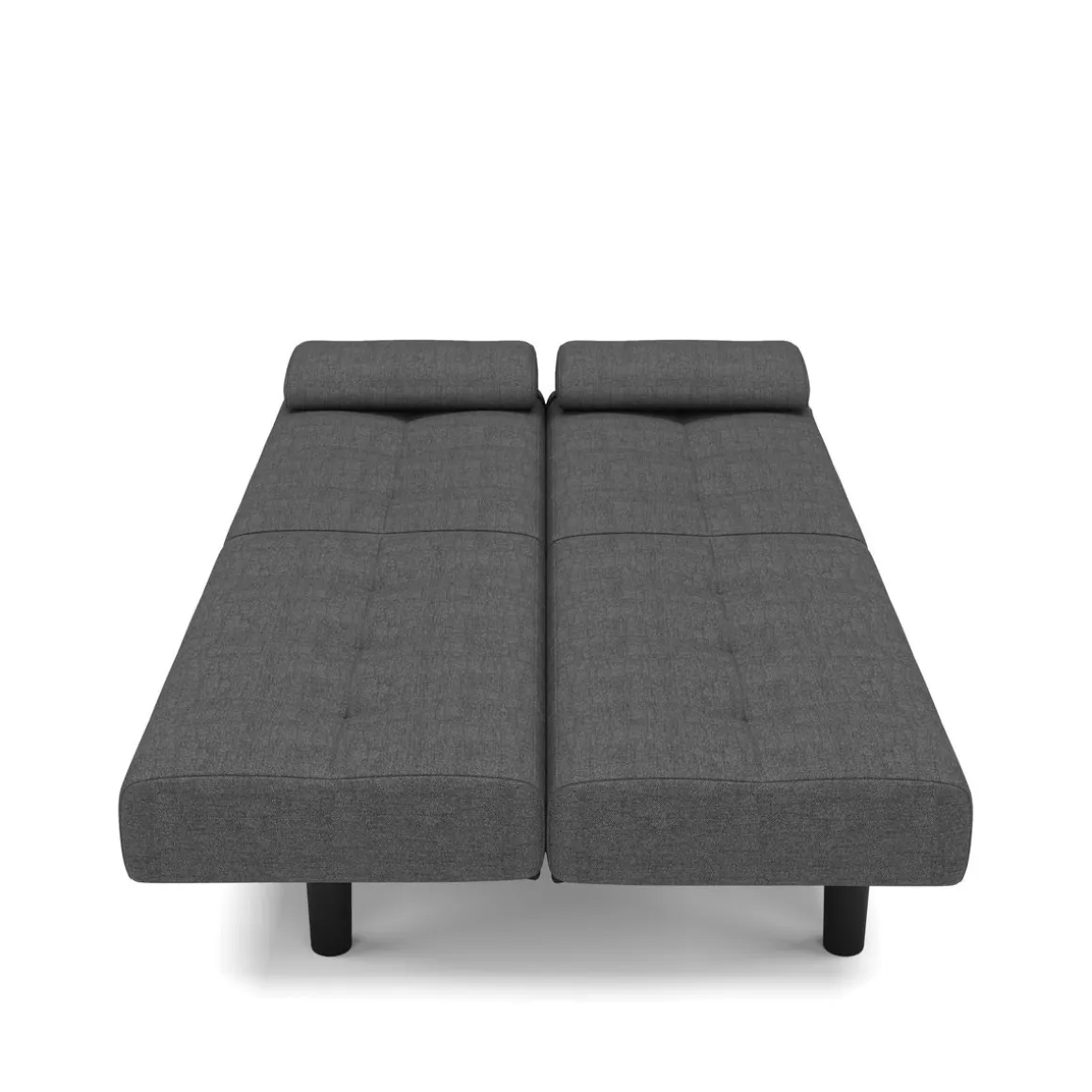 Schlafsofa Leinen LINUS multifunktional anthrazit