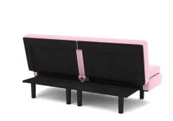 Schlafsofa Leinen LINUS multifunktional rosa
