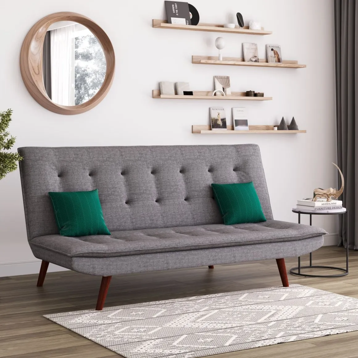 Schlafsofa LEON grau