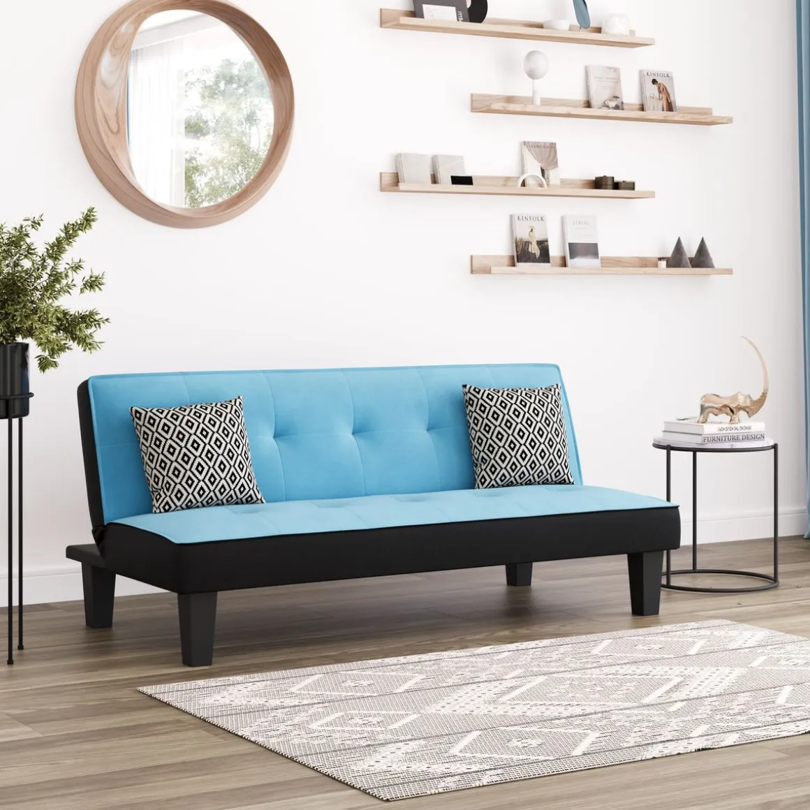 Schlafsofa ROLANDO blau
