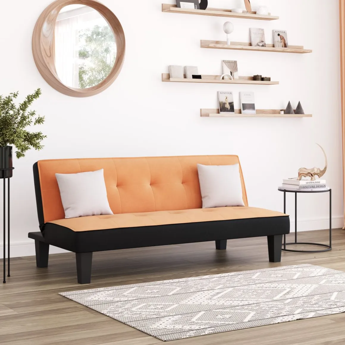 Schlafsofa ROLANDO orange