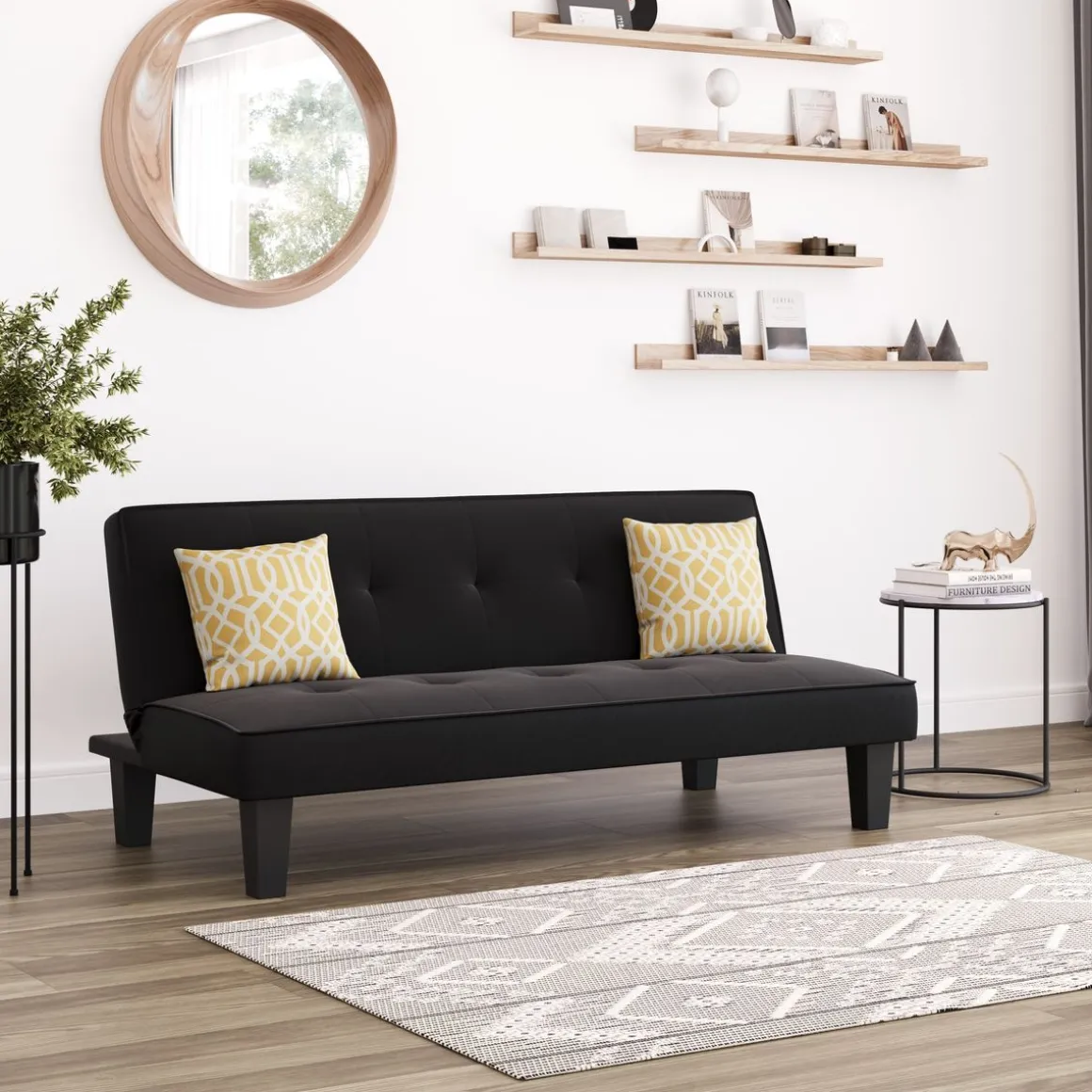 Schlafsofa ROLANDO schwarz