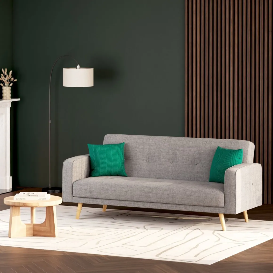 Schlafsofa SAIDY grau