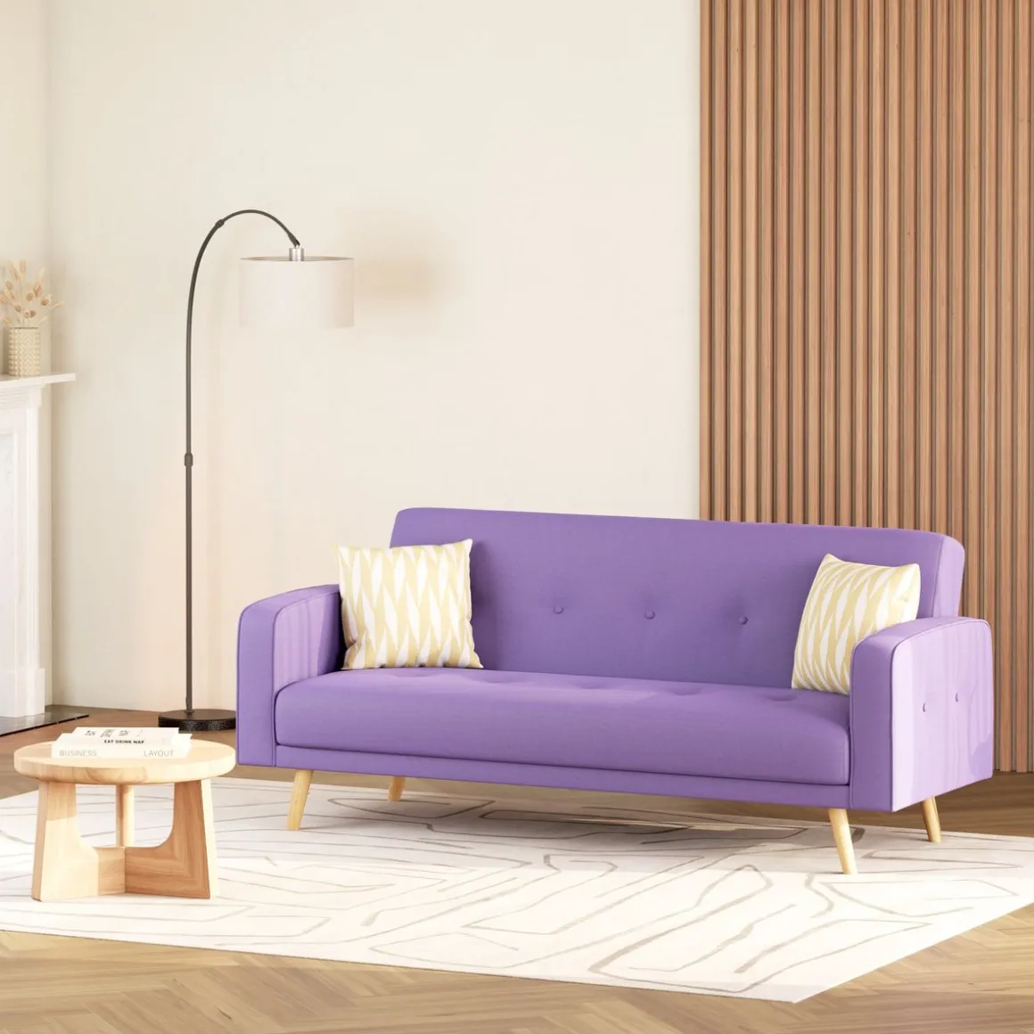Schlafsofa SAIDY violett